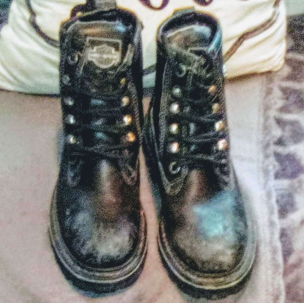 Harley Davidson, steel toe work boots